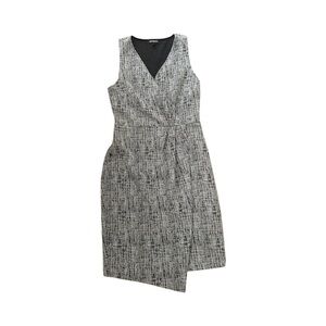 Express Black and White Sleeveless Dress